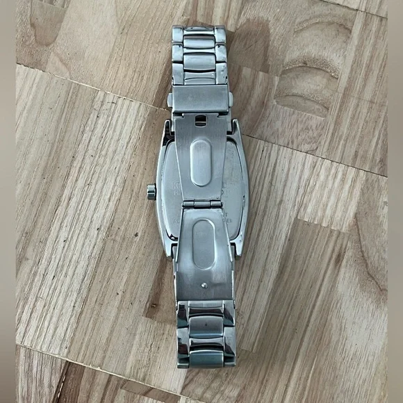 Kenneth Cole Reaction Men’s Watch Blue Rectangular Dial Stainless Steel Bracelet